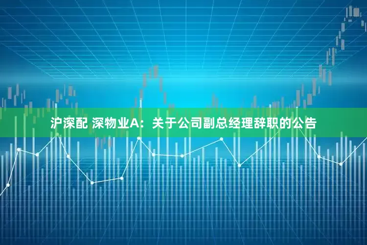 沪深配 深物业A：关于公司副总经理辞职的公告